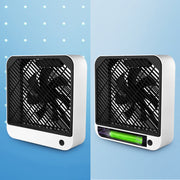 Square Simple Household USB Charging Fan New Style Summer Portable Dormitory